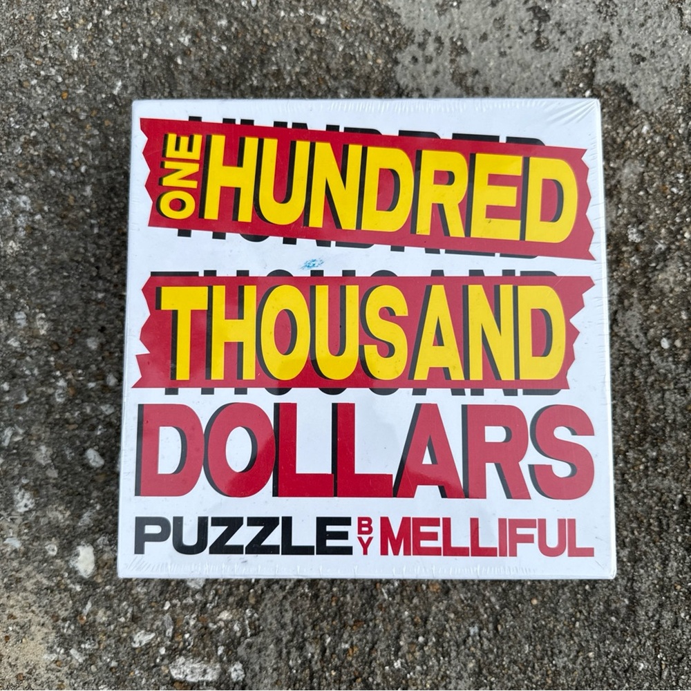 One Hundred Thousand Dollars Puzzle by Melliful 500 Piece Jigsaw Puzzle QR Code